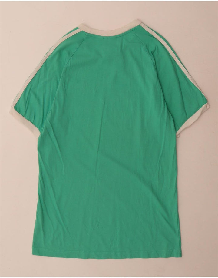 T-shirt da uomo Adidas Top in cotone verde medio