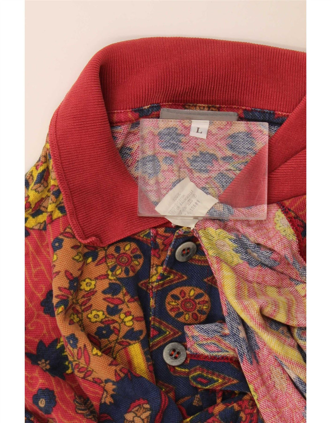 Polo Kappa Uomo Large In Cotone Floreale Floreale