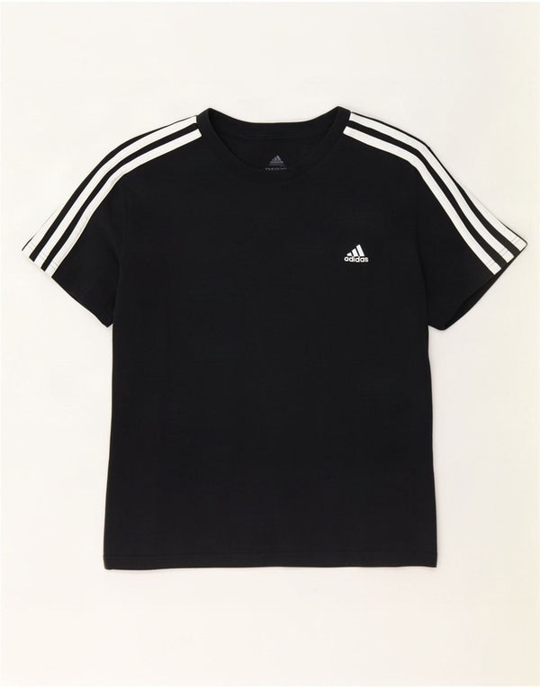 T-shirt da donna Adidas Top UK 20/22 XL cotone nero
