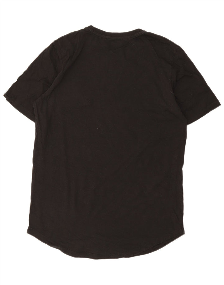 T-shirt da uomo Jack & Jones Top in cotone nero medio