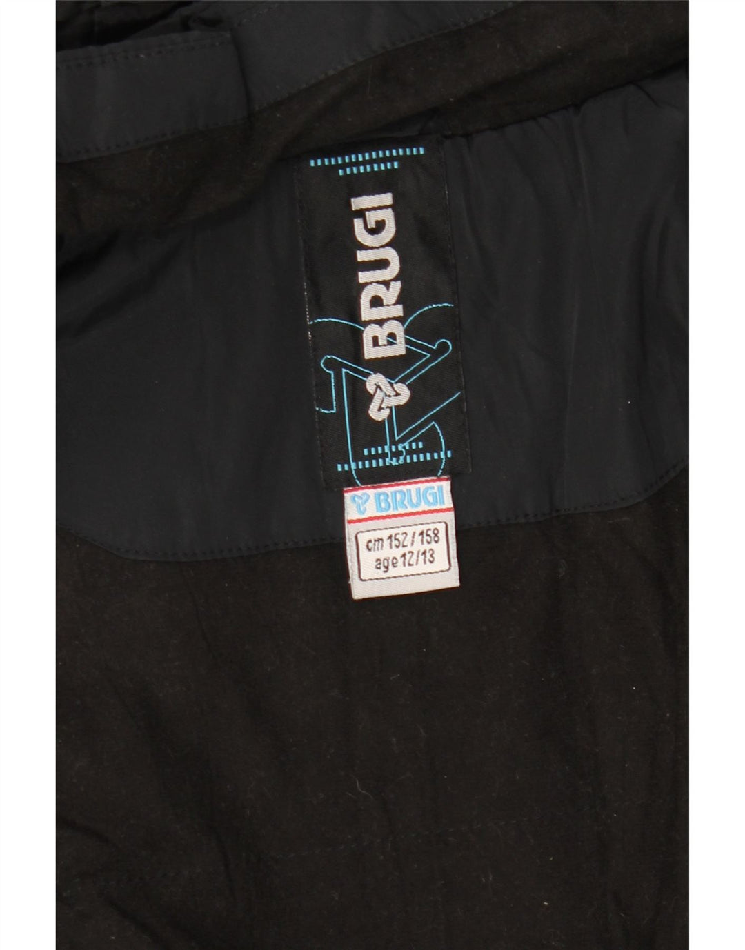 Piumino con cappuccio BRUGI Bambina 12-13 anni Nero