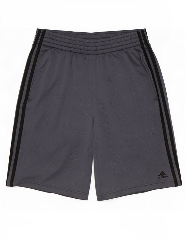 Adidas Mens Sport Shorts Small Grey Polyester