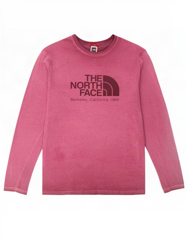 The North Face Mens Graphic Top Long Sleeve Medium Pink Tie Dye Cotton