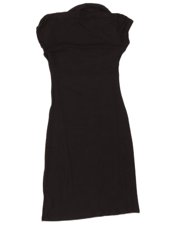 Vestito aderente da donna Zara UK 8 Small in viscosa nera
