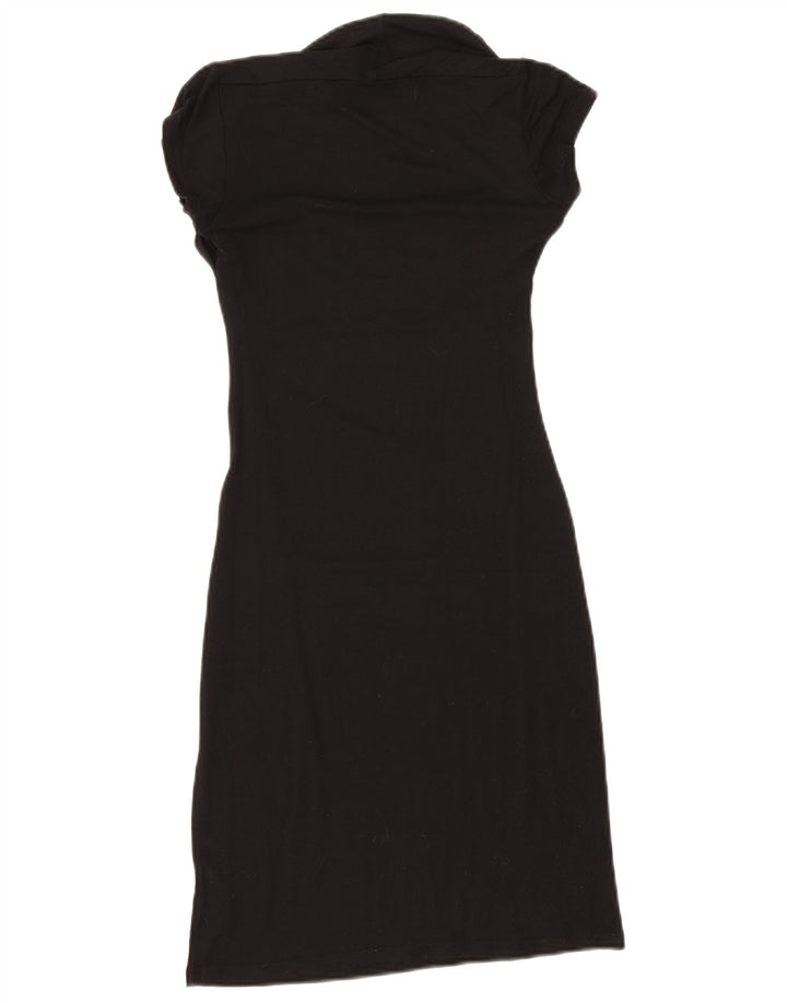Vestito aderente da donna Zara UK 8 Small in viscosa nera