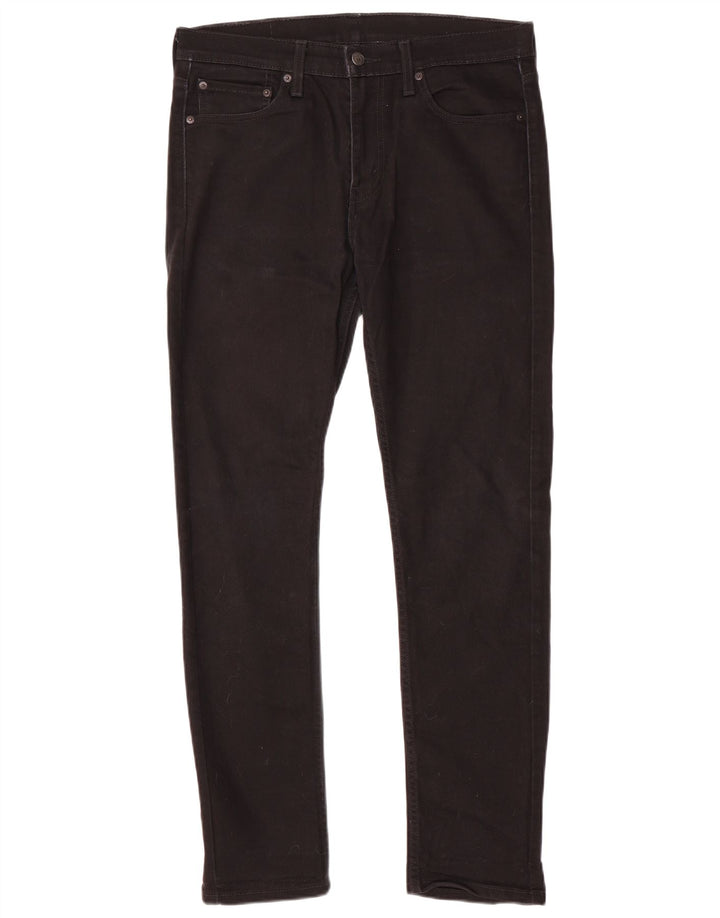 Jeans slim da uomo Levi's W32 L32 cotone nero
