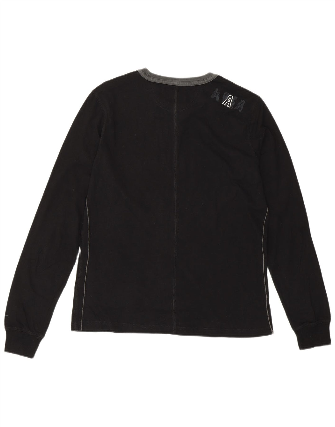 CHAMPION T-shirt grafica da donna con vestibilità Heritage UK 14 grande cotone nero