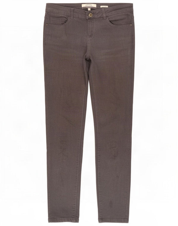 Fat Face Jeans skinny da donna UK 12 medio W30 L28 Grigio Cotone