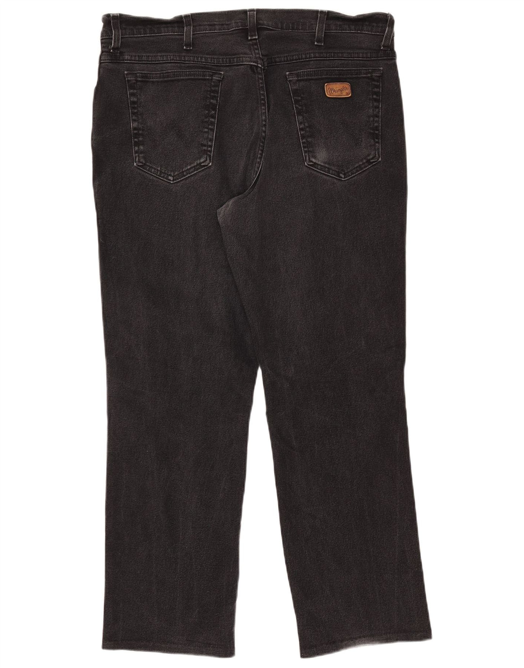 Jeans dritti da uomo Wrangler Texas W38 L28 cotone nero