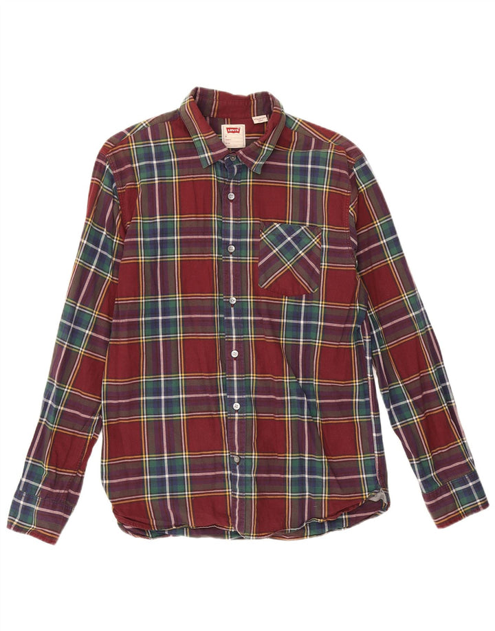 Camicia Levi's da uomo vestibilità standard in cotone a quadri multicolore medio