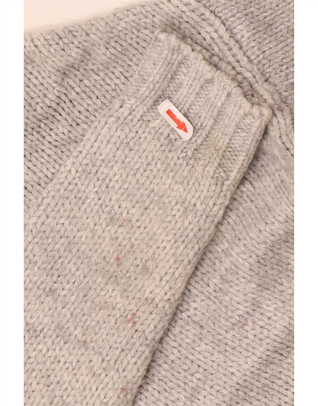 Maglione maglione girocollo oversize da donna Marks & Spencer UK 10 piccolo grigio