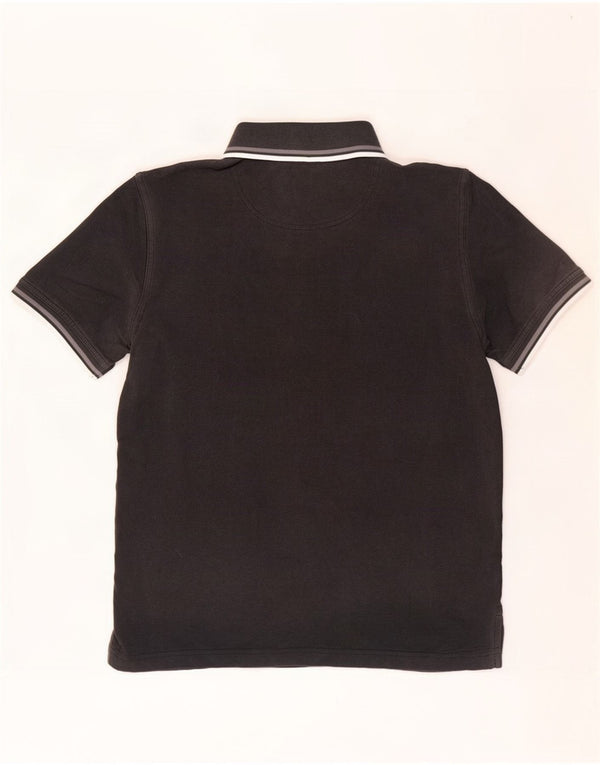 Polo da uomo Pierre Cardin Medium Black Cotton
