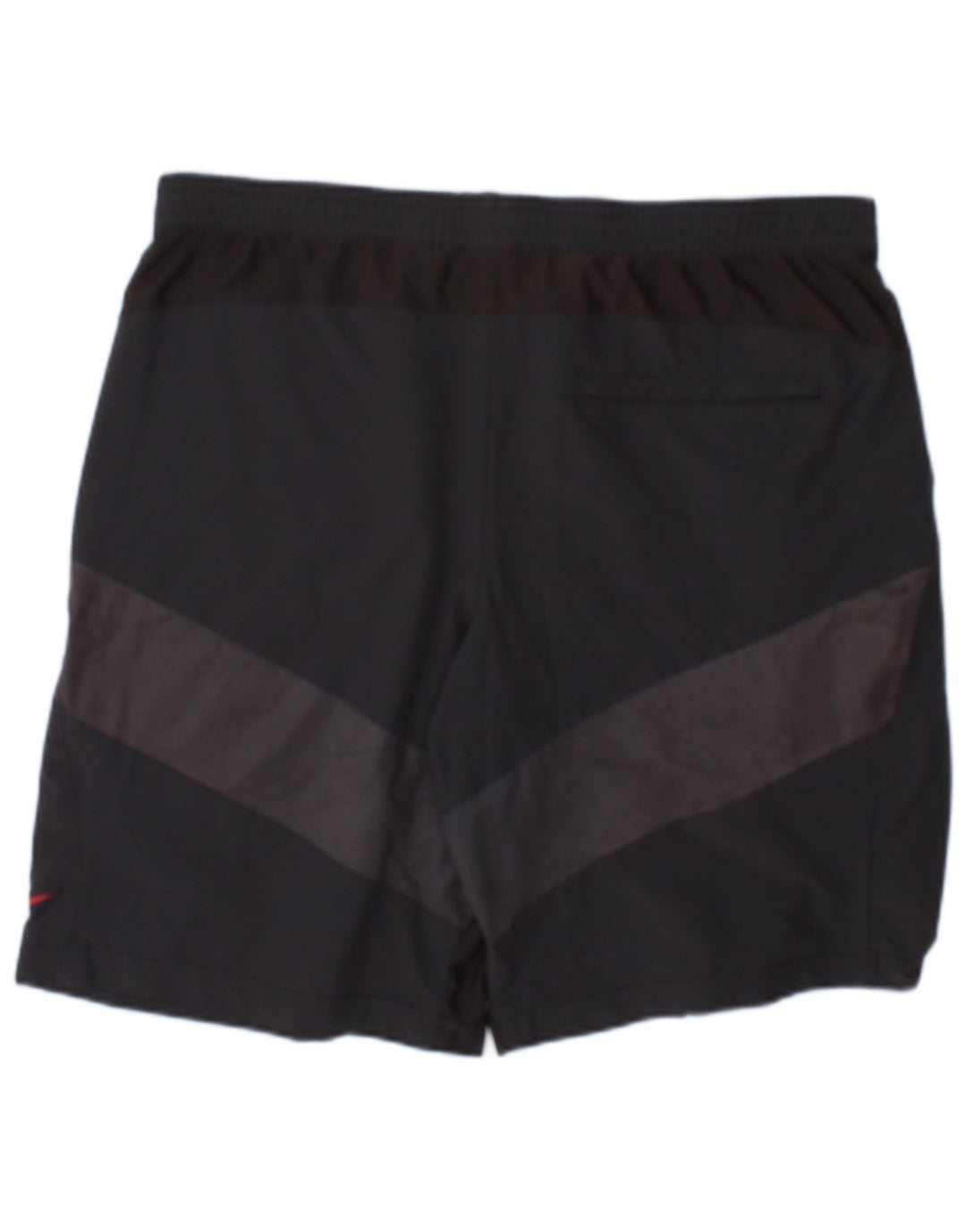 Pantaloncini sportivi Nike da uomo in nylon color block grigio medio
