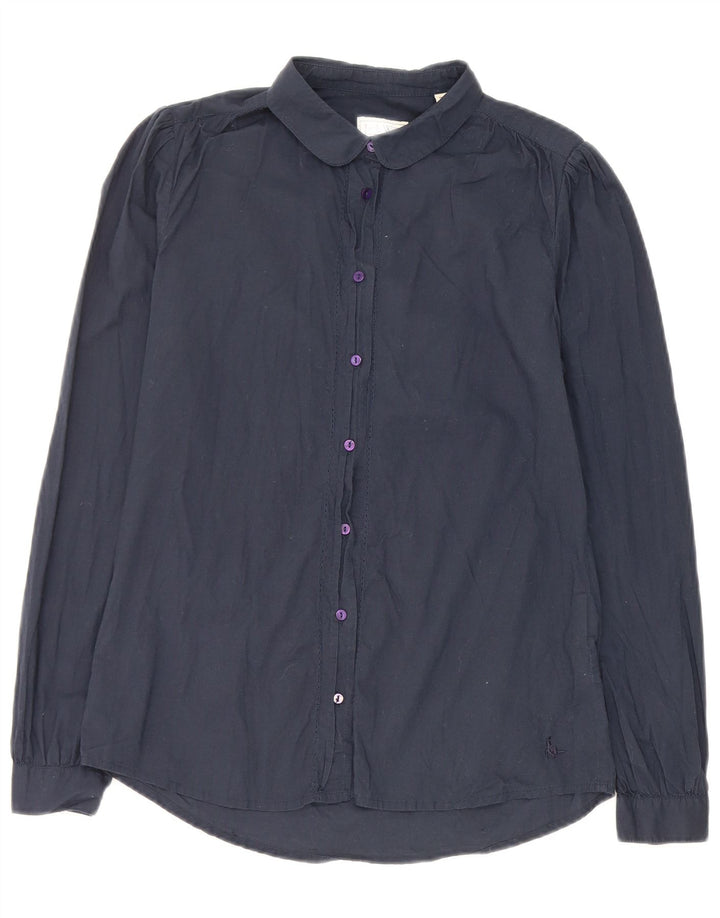 Camicia da donna Jack Wills UK 8 Small in cotone blu navy