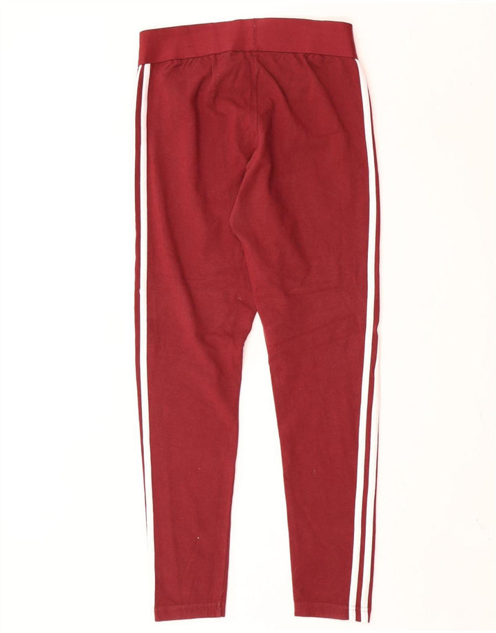 Leggings Adidas da donna UK 12/14 Cotone bordeaux medio