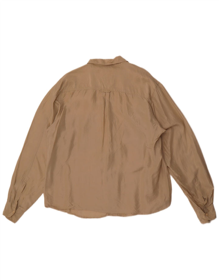 Camicia da uomo Royal Coast grande in seta beige