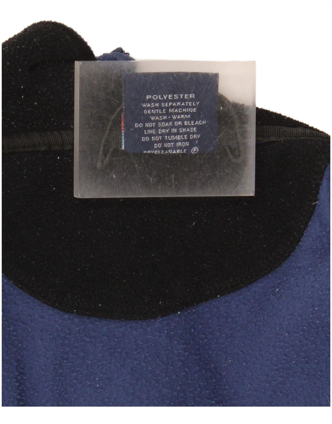 Maglione in pile Marks & Spencer da uomo blu Harbour con zip e collo medio blu navy