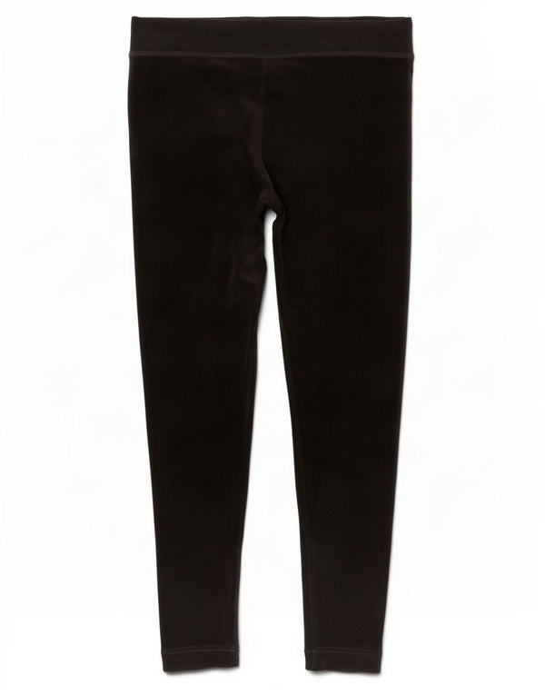 Leggings in velluto a coste da donna Marks & Spencer UK 18 XL cotone nero