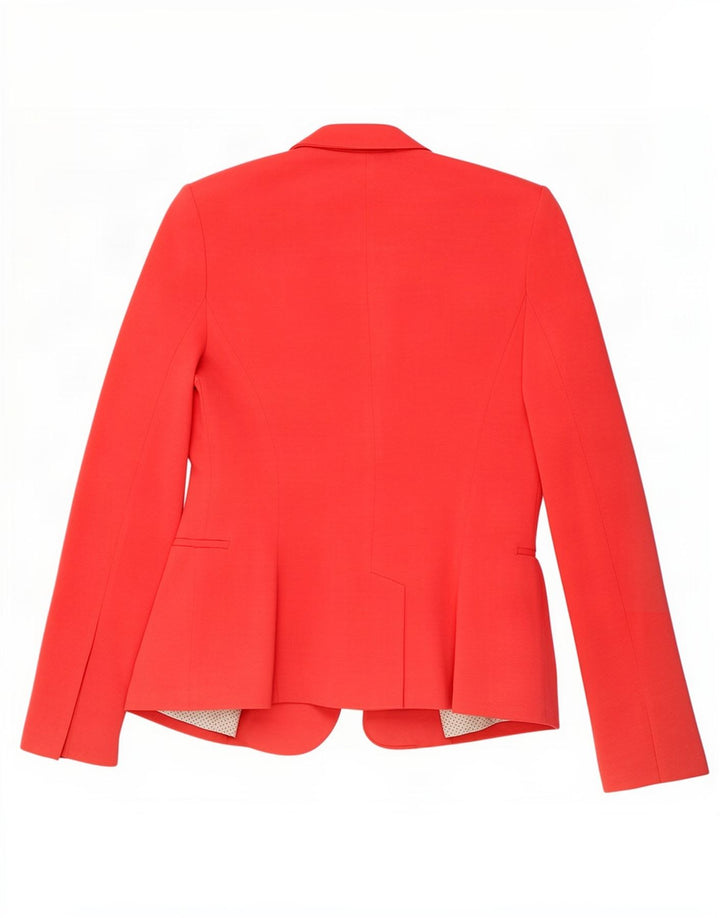 Giacca blazer a 1 bottone da donna Zara UK 10 piccola rossa