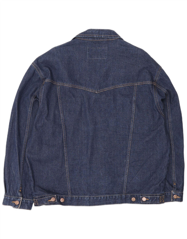 Giacca di jeans da uomo Wrangler UK 44 2XL Cotone blu