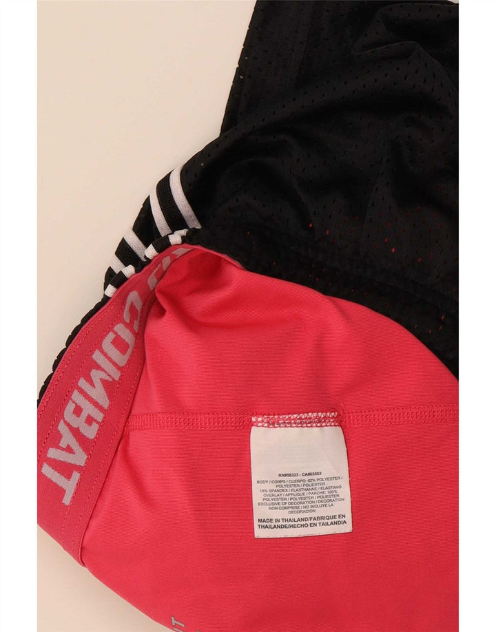 Pantaloncini sportivi Nike da donna Dri Fit UK 14 Large Nero Poliestere