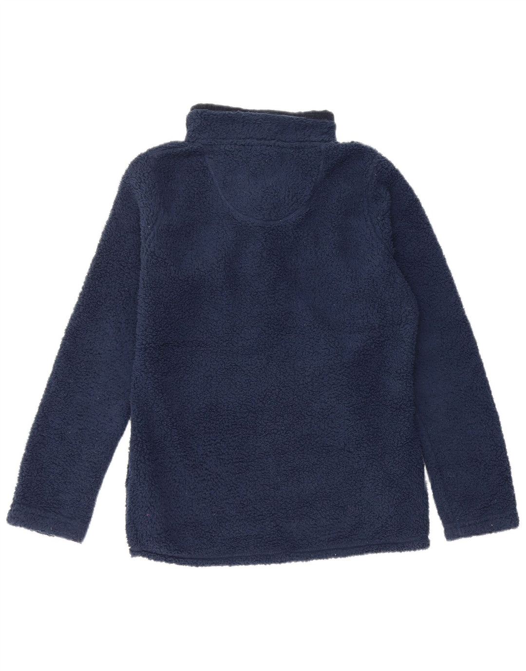Crew Clothing Maglione in pile da donna UK 12 Medio Poliestere blu navy