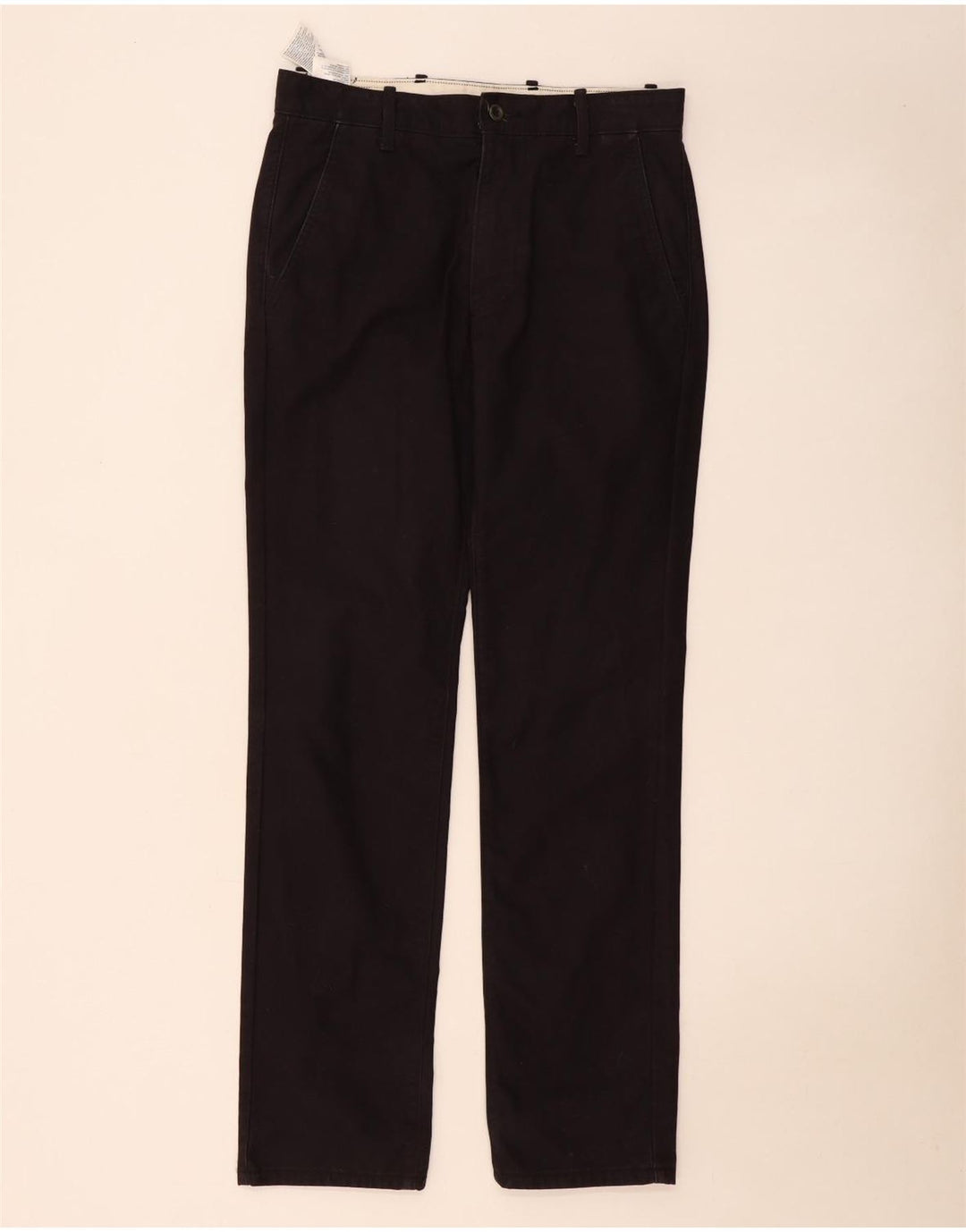 Pantaloni chino dritti da uomo Levi's W30 L34 cotone nero