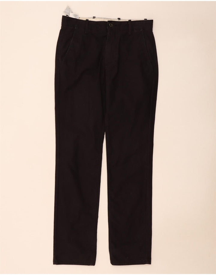 Pantaloni chino dritti da uomo Levi's W30 L34 cotone nero