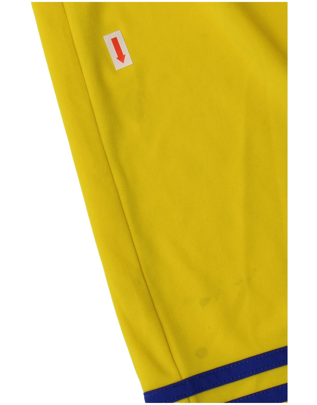 Pantaloncini sportivi Adidas Climalite da uomo di grandi dimensioni in poliestere giallo