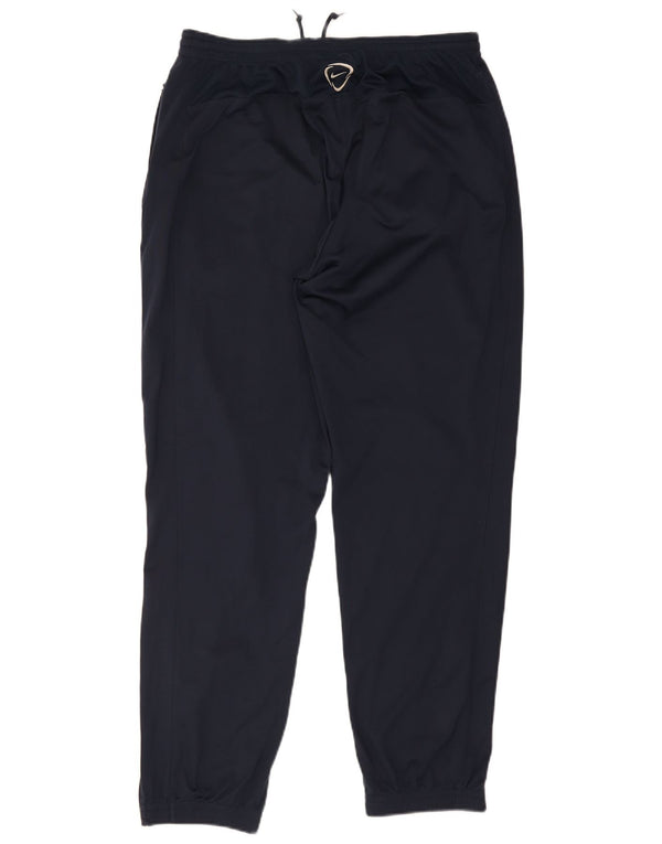 Pantaloni da tuta Nike Dri Fit da uomo, pantaloni da jogging, grandi, in poliestere blu navy