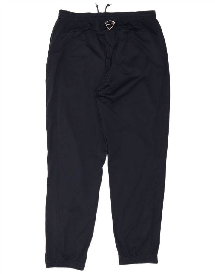 Pantaloni da tuta Nike Dri Fit da uomo, pantaloni da jogging, grandi, in poliestere blu navy