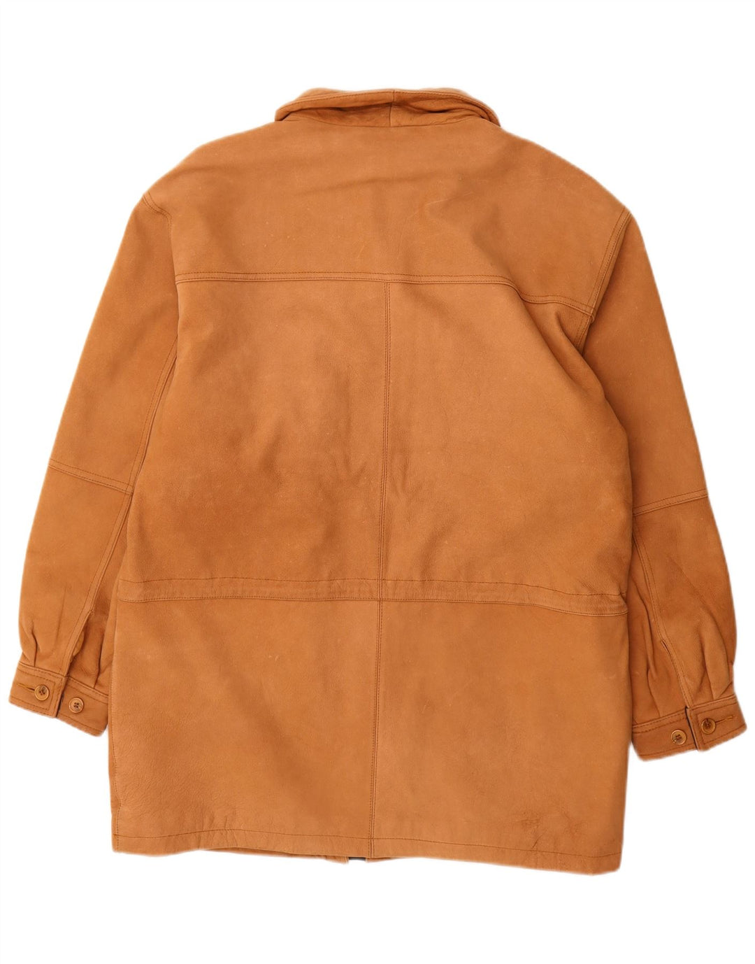 Cappotto in pelle da uomo Rover&Lakes IT 46 piccolo in pelle marrone