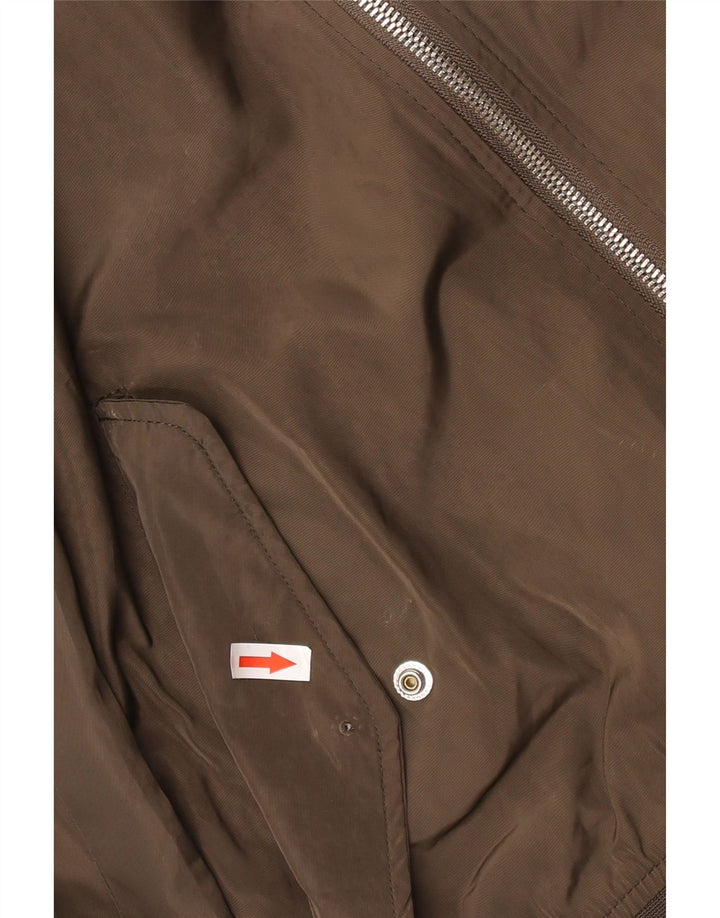 Giubbotto bomber da uomo ZARA UK 38 Poliestere marrone medio