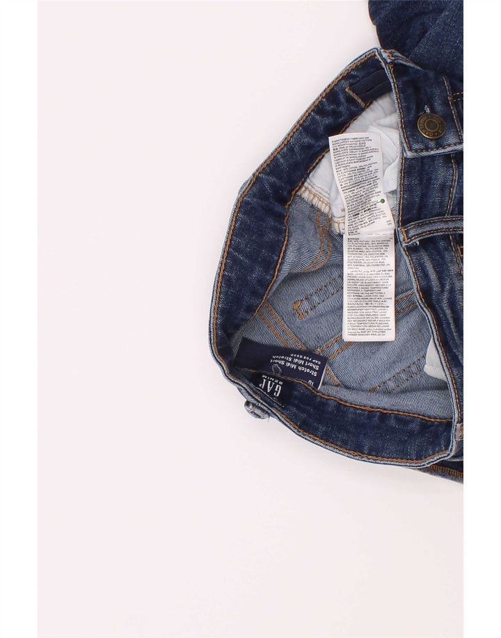 Pantaloncini di jeans Gap per ragazzi 9-10 anni W24 Blu Cotone