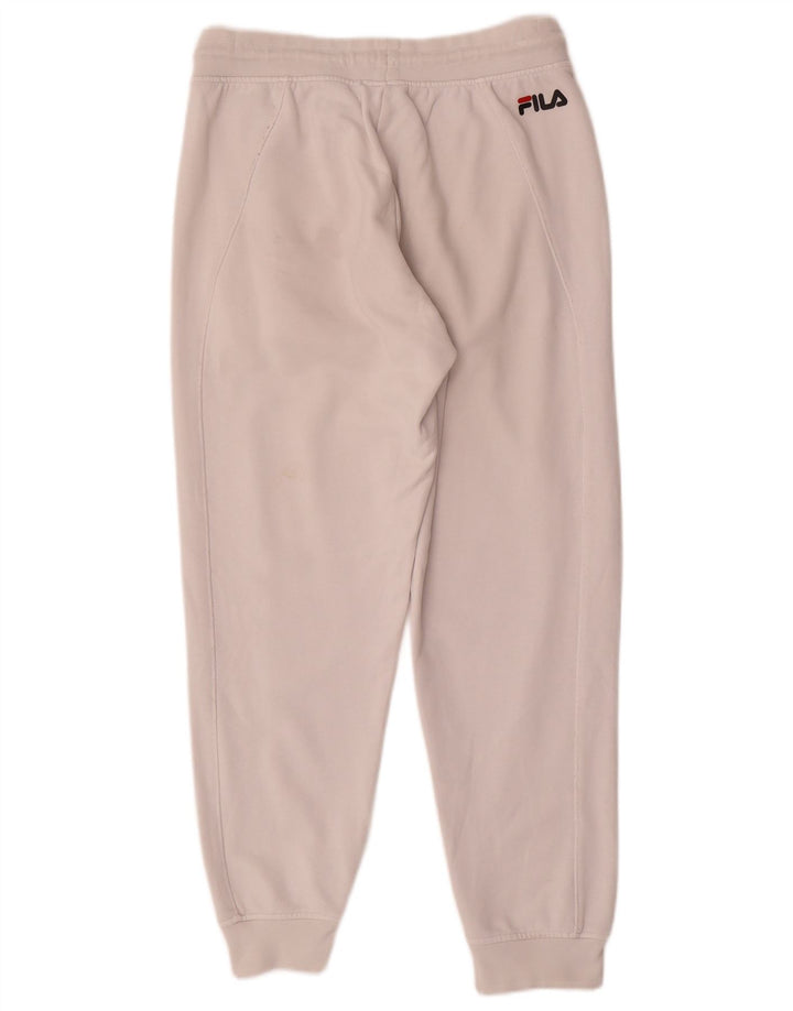 Pantaloni da tuta da uomo Fila Joggers piccoli in cotone bianco