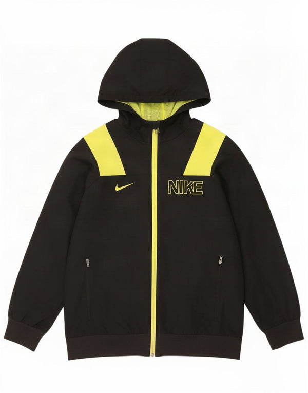 Giacca da ginnastica grafica da ragazzo Nike 12-13 anni Large Black Colourblock