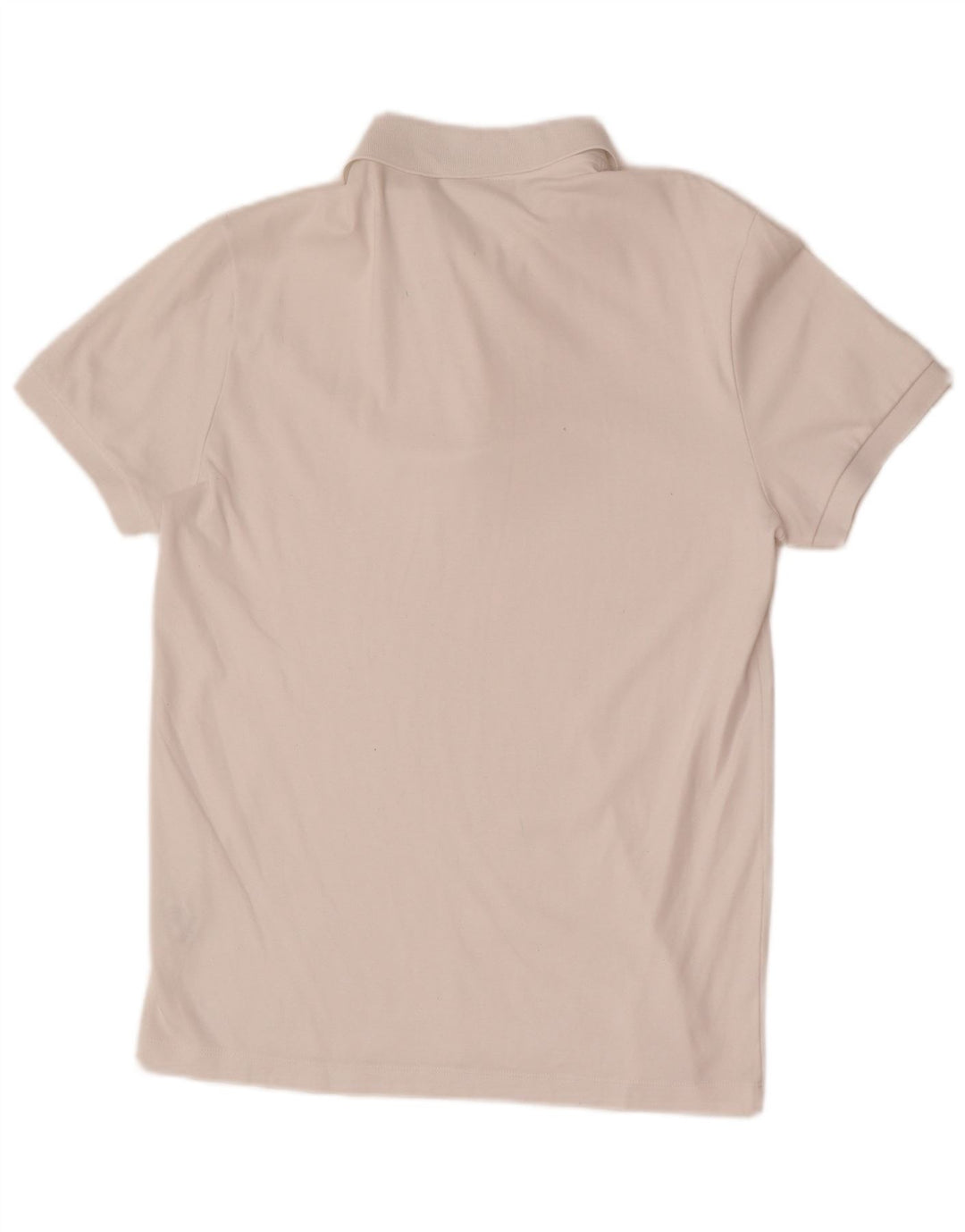 Polo Lacoste da uomo vestibilità regolare taglia 3 piccola in cotone bianco