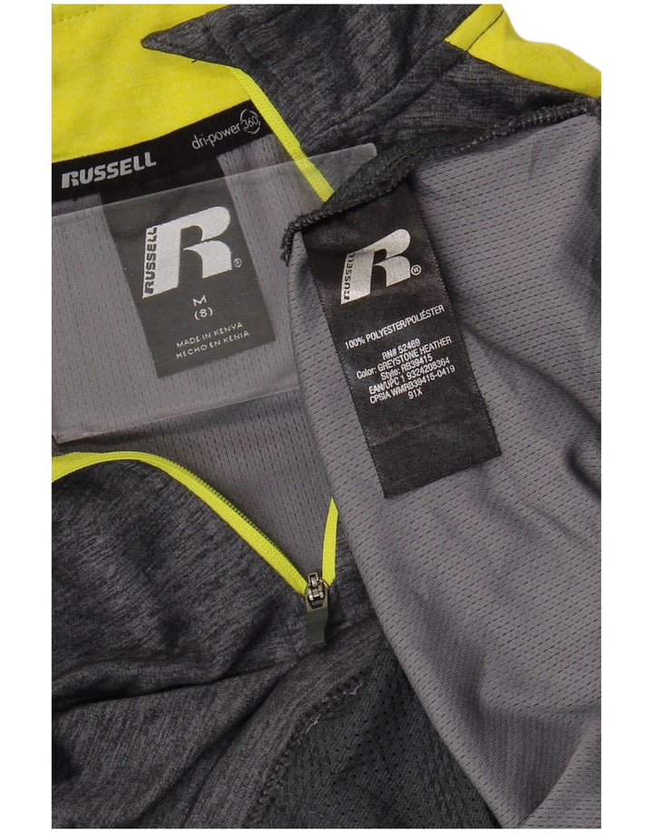 Top della tuta pullover da ragazzo Russell Athletic 7-8 anni Grigio medio