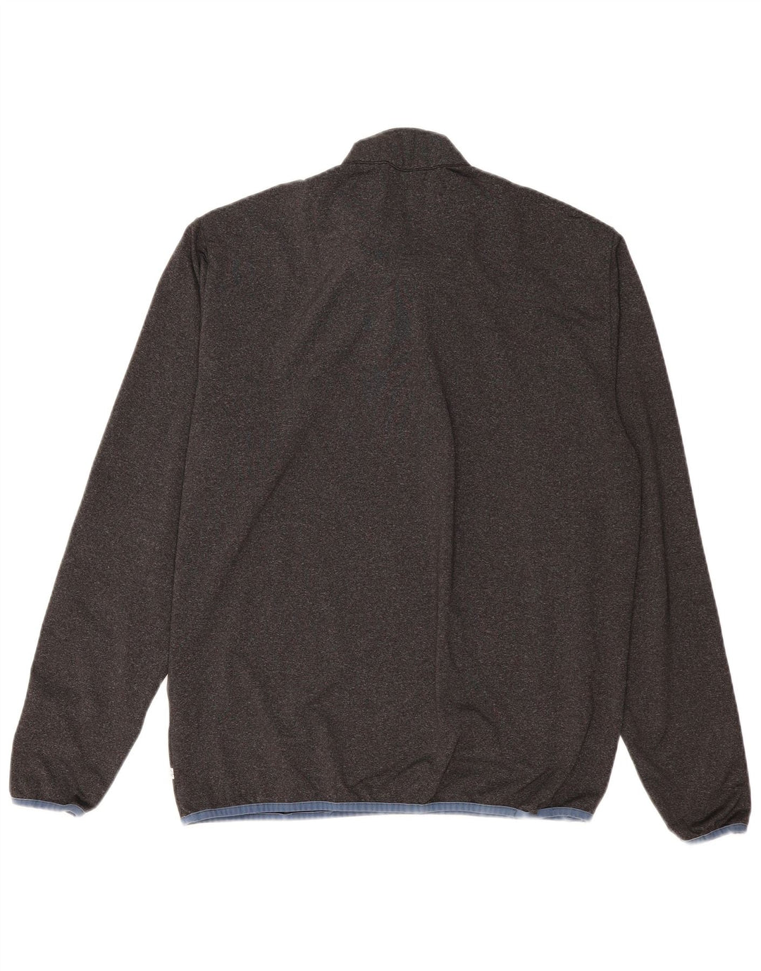 CALVIN KLEIN Top da tuta pullover con zip e collo da uomo XL poliestere grigio