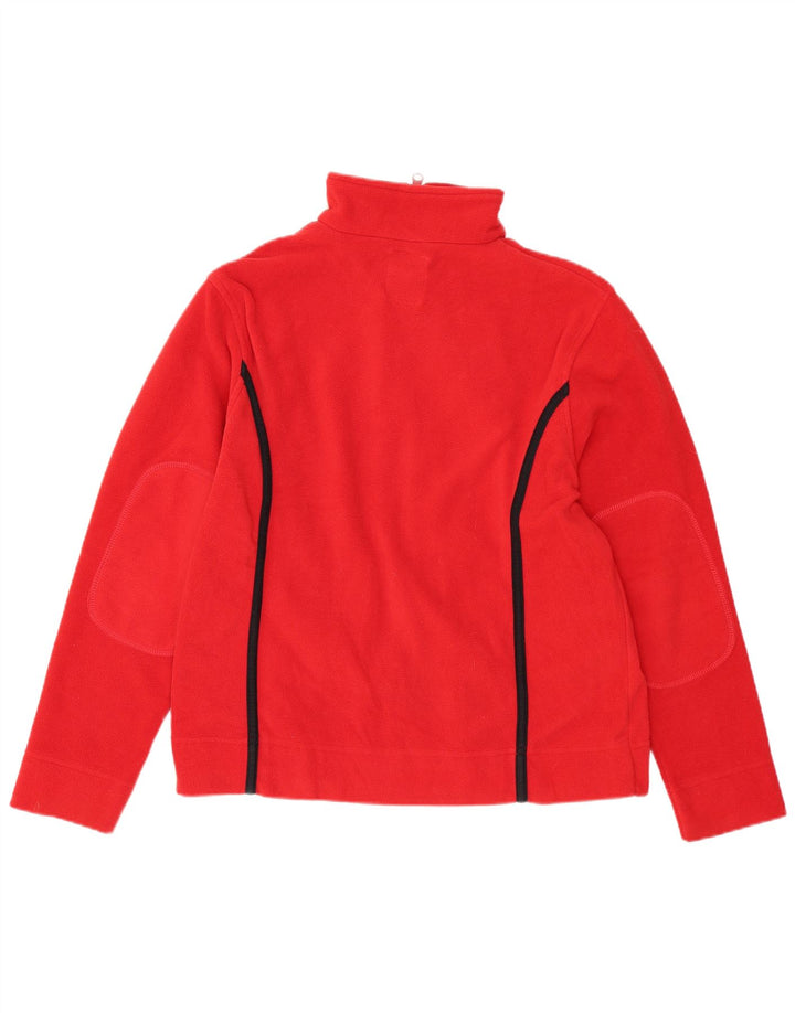 Giacca in pile grafica Think Pink per ragazze 11-12 anni in poliestere rosso