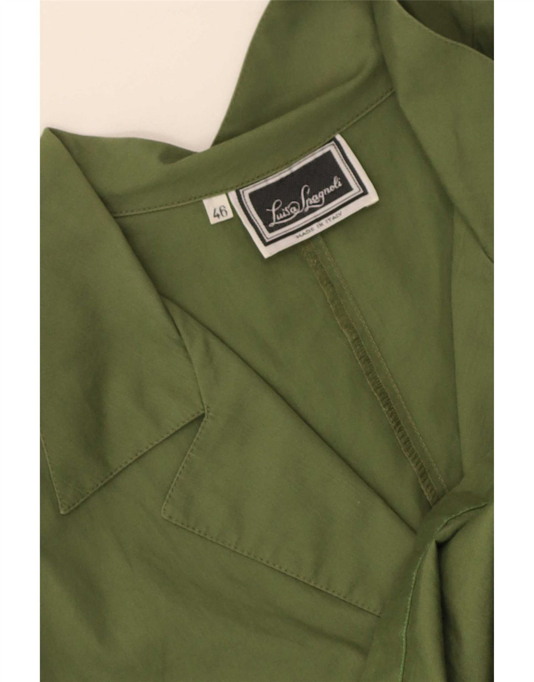Abito camicia pullover da donna Luisa Spagnoli IT 46 Large Verde
