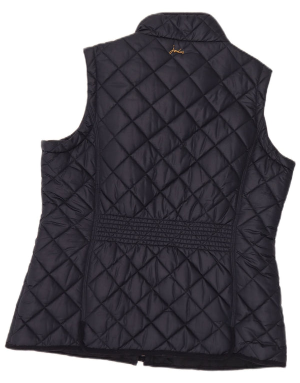 Gilet trapuntato da donna Joules UK 18 XL poliestere blu navy