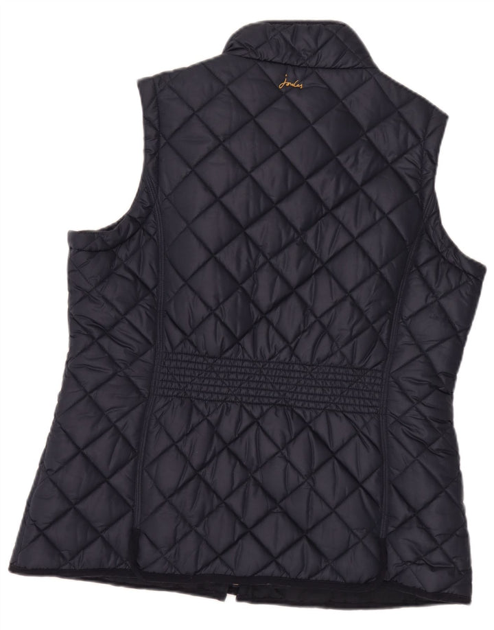 Gilet trapuntato da donna Joules UK 18 XL poliestere blu navy