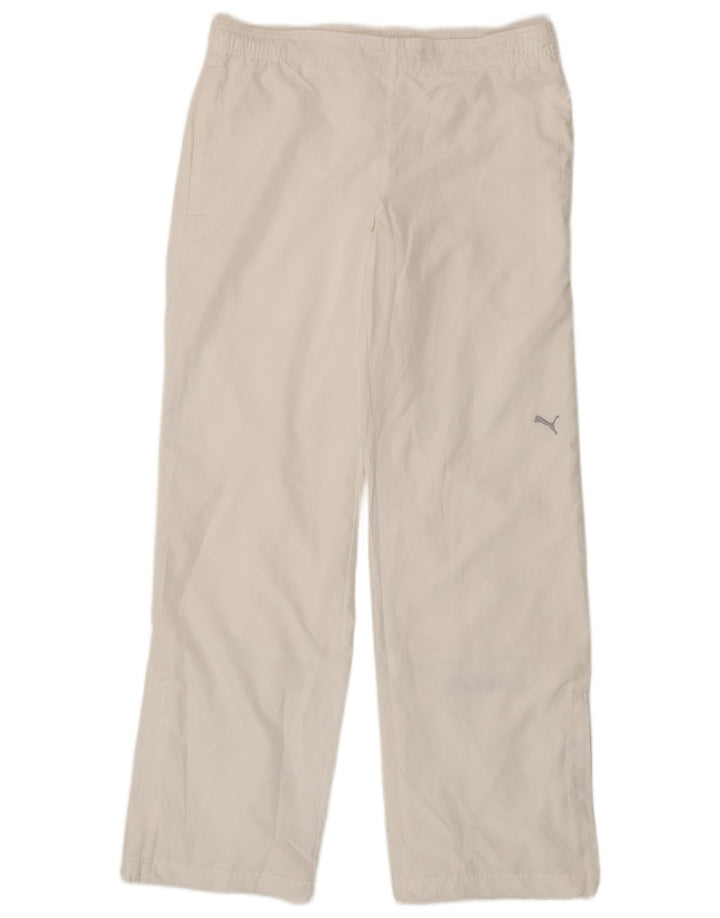 Pantaloni della tuta da donna Puma UK 14 Large bianchi
