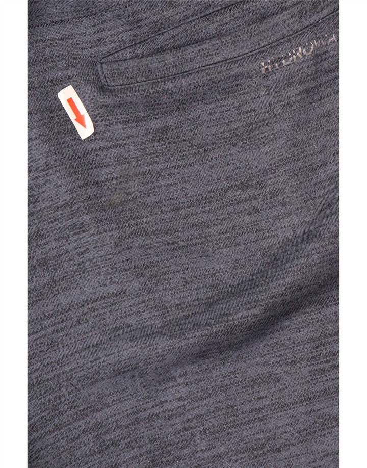 Pantaloncini sportivi da uomo Kappa XL in poliestere screziato blu navy