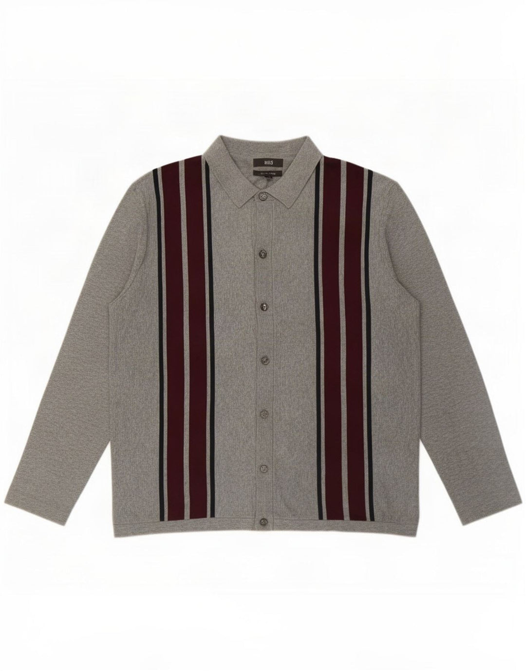 Marks & Spencer Camicia da uomo XL Cotone a righe grigie