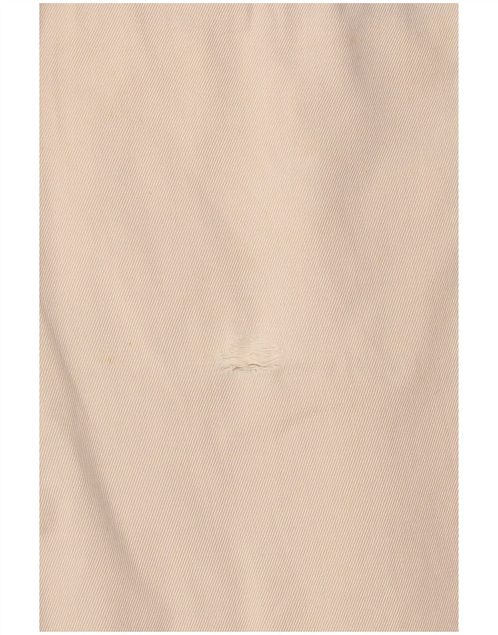 POP 84 Mens Pegged Chino Trousers W30 L32 Beige