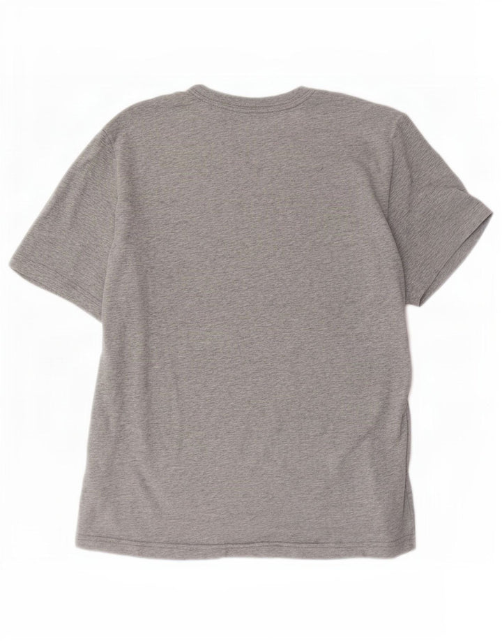 T-shirt Nike Dri Fit da uomo piccola in cotone grigio