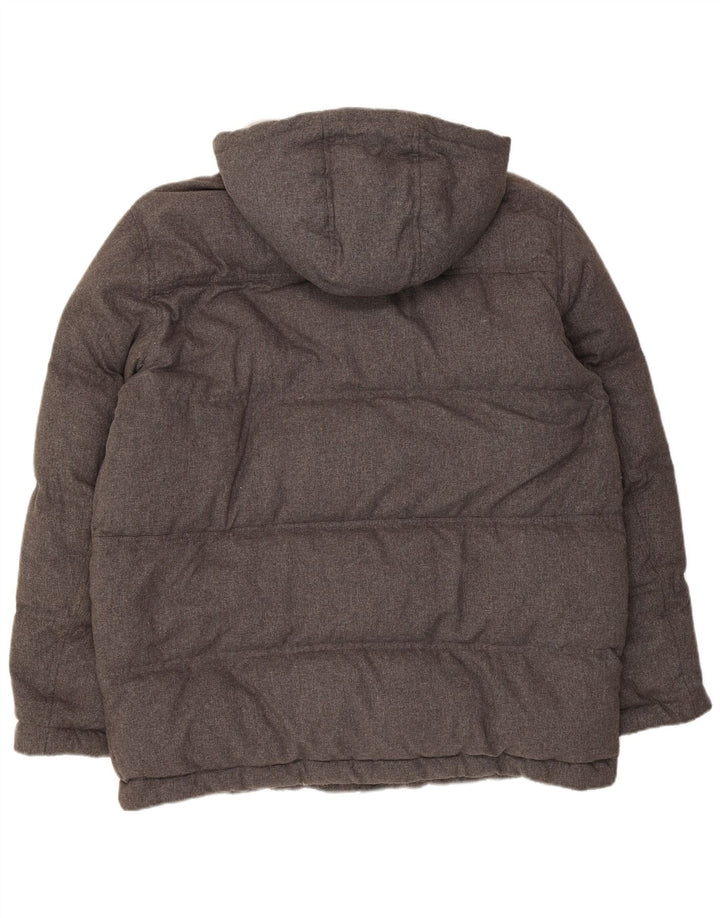 Giacca imbottita con cappuccio da uomo Timberland UK 42 XL nylon grigio