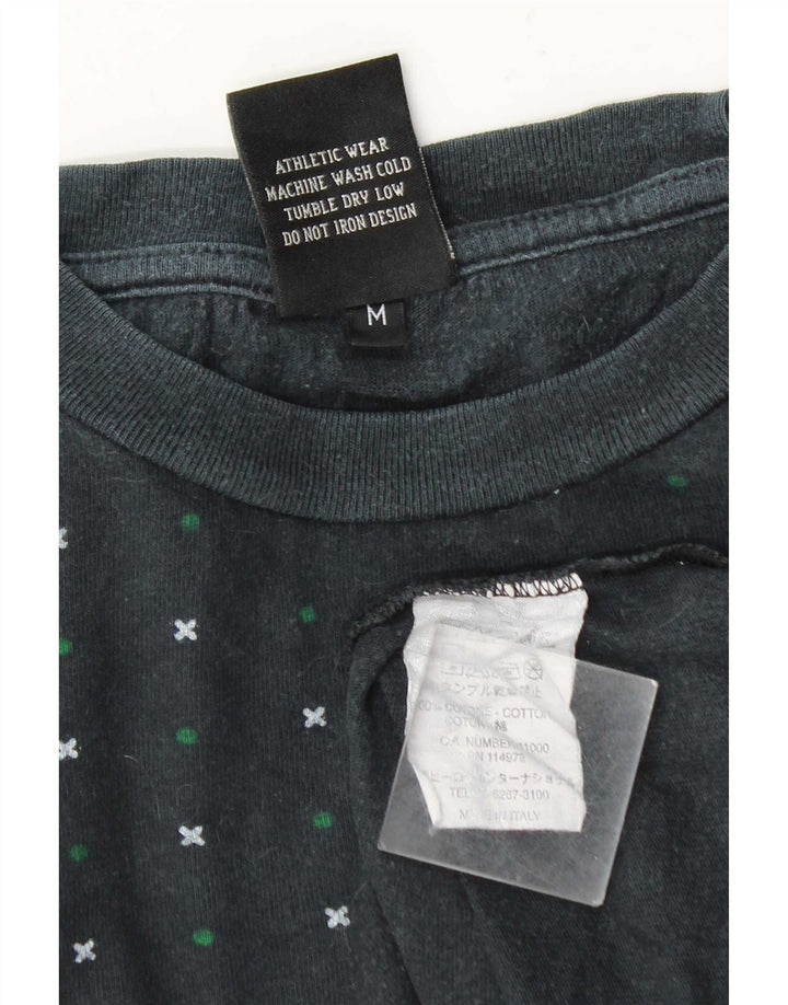 Franklin Marshall Top da uomo a maniche lunghe in cotone color block medio blu navy